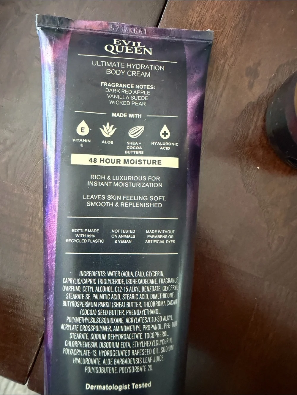 Bath & Body Works Disney Villains Evil Queen Body Cream - Purple & Gold